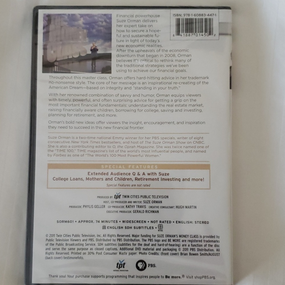 Suzie Ormans Money Class on DVD - Picture 2 of 2